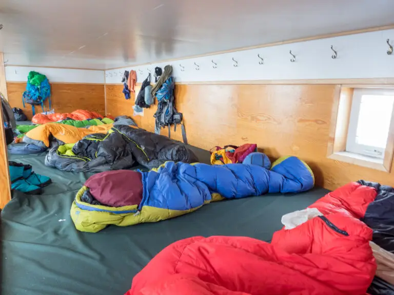 Peyto Hut Sleeping Area
