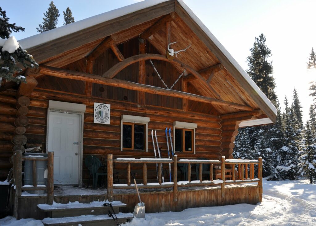 Elk Lake Cabin Winter