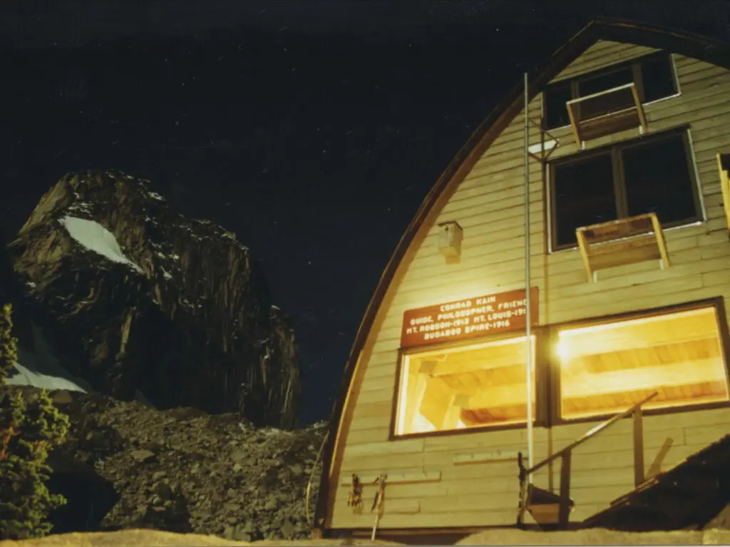 Conrad Kain Hut Nightime