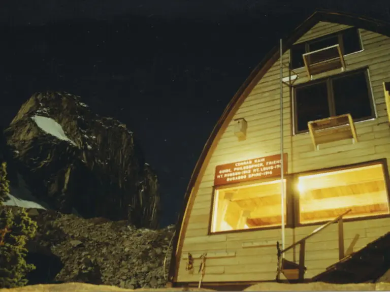 Conrad Kain Hut Nightime