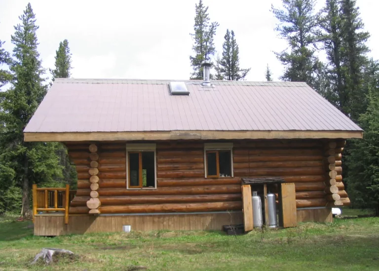 Elk Lakes Cabin Exterior Side View