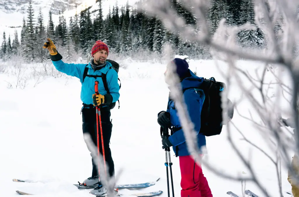 backcountry skiers