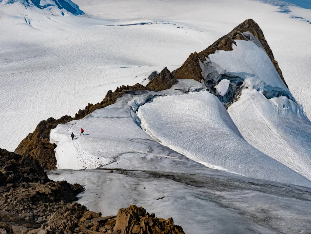 General mountaineering camp glacier travel