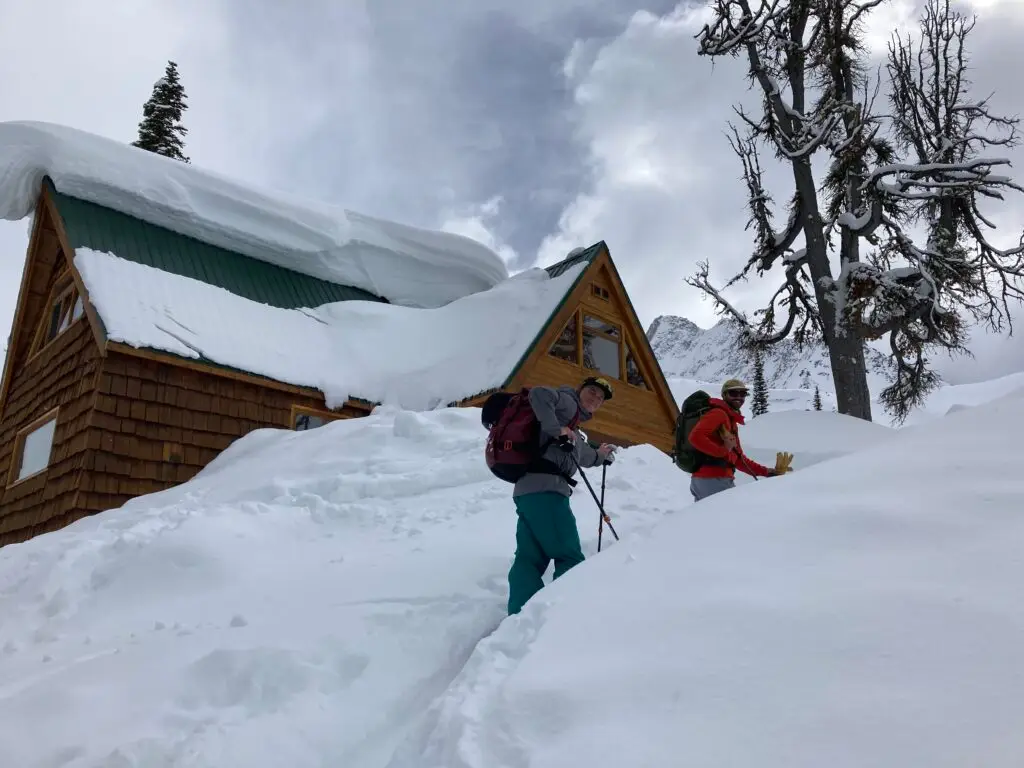 Fairy Meadows Hut backcountry skiing