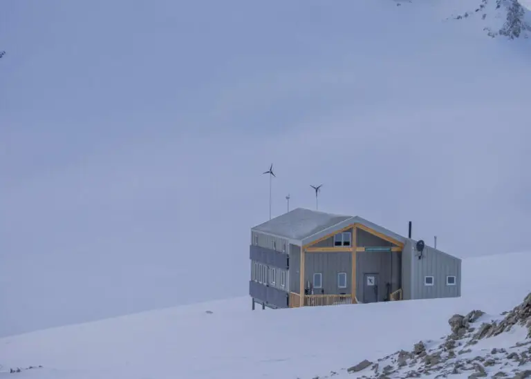 Louise and Richard Guy Hut exterior