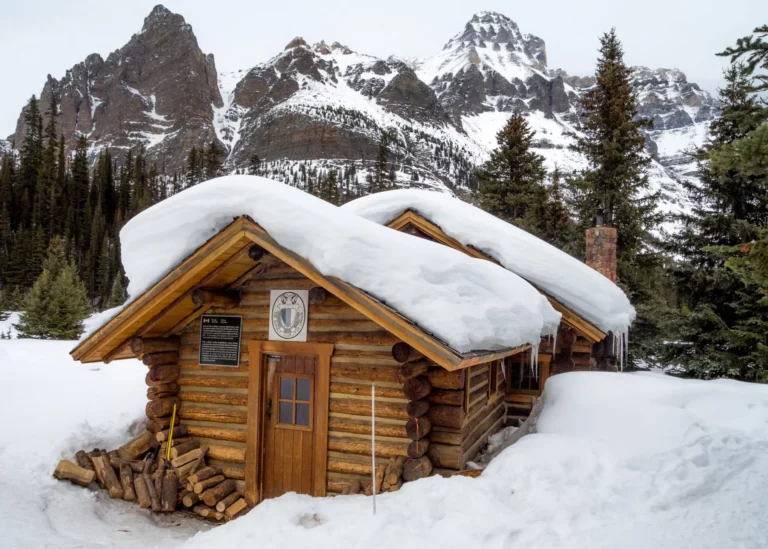 Elizabeth Parker Hut Exterior Winter