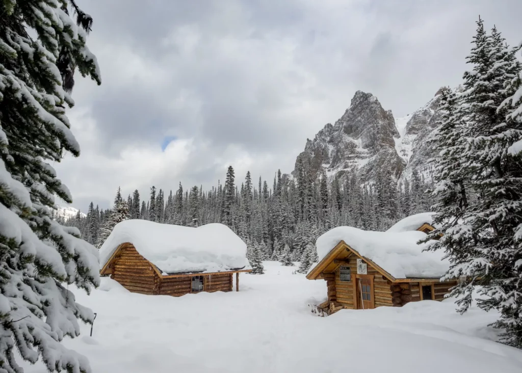 Elizabeth Parker Hut Exterior Winter