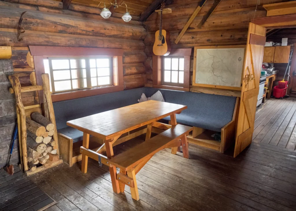 Elizabeth Parker Hut Seating Area