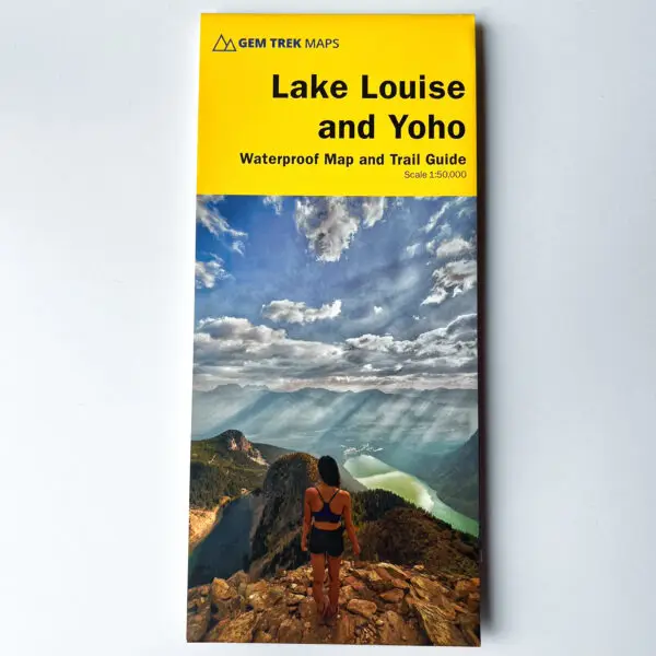 Lake Louise and Yoho map