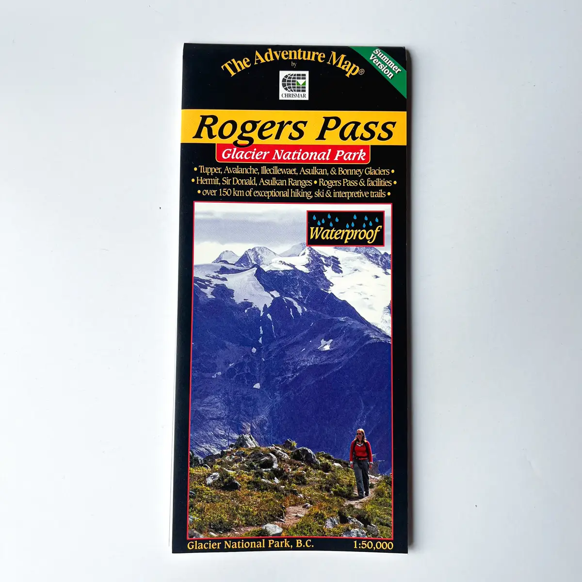 Rogers Pass map summer