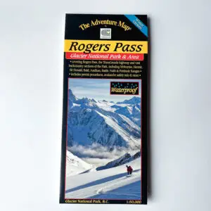 Rogers Pass map winter