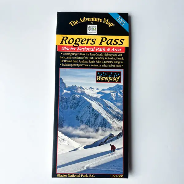 Rogers Pass map winter