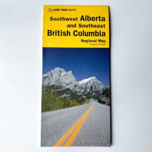 Southwest Alberta and Southeast British Columbia map