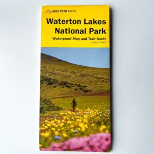 Waterton Lakes map