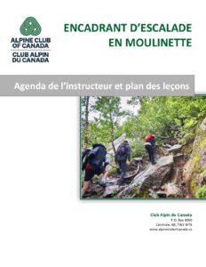 (FR) Top Rope Rock Climbing Leader Instructor Agenda & Lesson Plans ...