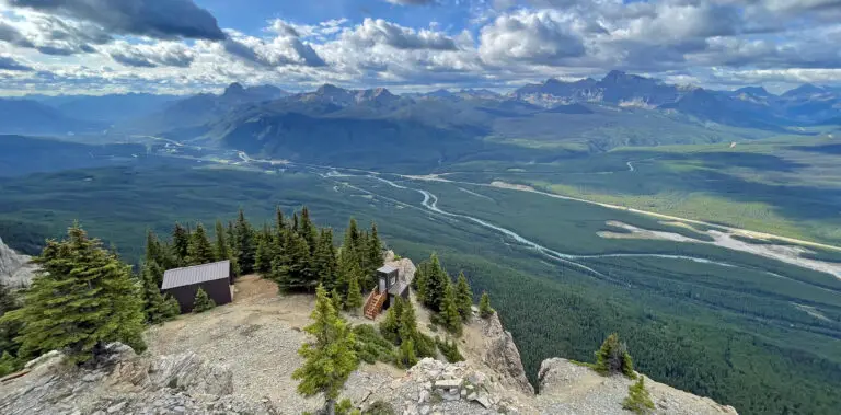 The gorgeous view from the new Castle Cabin